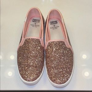 Rose Gold Glitter Keds